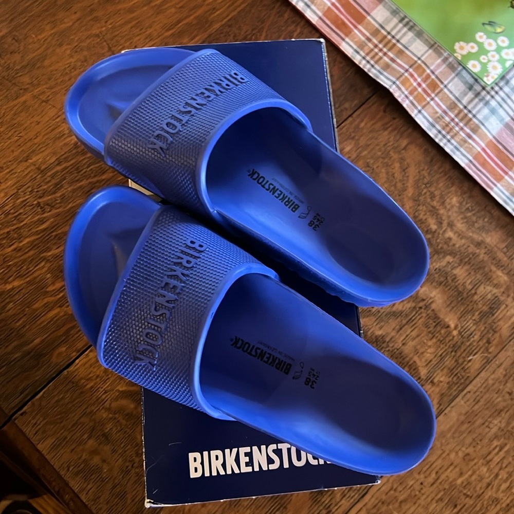 Birkenstock Eva, ultra blue European size 38 US size 7 medium